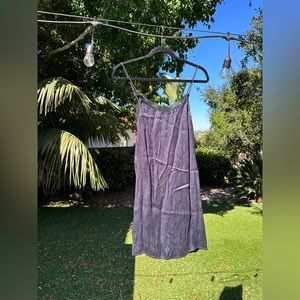 Black mini dress with lace